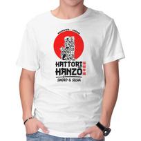 Unisex Crew Neck T-Shirt Hattori Hanzo Graphic Short Sleeve Casual Tee S