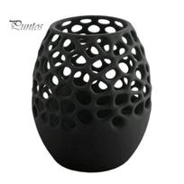 Makeup Brush Holder Modern Honeycomb Pen Holder, 3D Printed Hollow Design Office Desk Organizer Container, Stylish for Pencils Brushes Accessory juoda