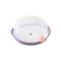 Food Grade Microwave Oven Steamer Quick Cookware Microwave Steamer  Steamed Dumplings violetinė