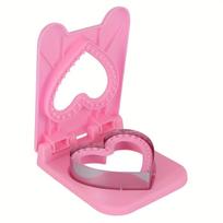 Shaped Sandwich Cutter And Sealer Lunch Box Decorative Dough Cutter Baking Tools Kitchen Supplies Valentine'S Day Gifts Pink heart