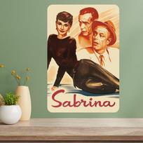 Sabrina Klasikinio Filmo Metalo Plakatas 20x30cm（7.8x11.8inch）
