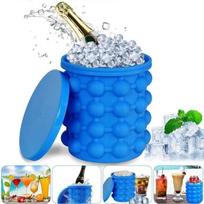 Ice Cube Ice Cube Tray, Magic Ice Cube Ice Cube Ice Cube Maker Silicone Ice Cube Bucket Mold Ice Cube with Lid Ice Genie
