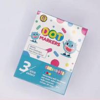 Dot Markers Graffiti Marker 60ml Washable Ink 18mm Tip Dot Pen 3colors Set Enlightenment Drawing Education Tool 3PK Set