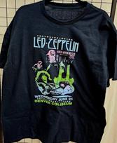 Led Zeppelin 1972 Denver CO Concert T -Shirt S