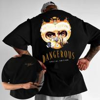 Michael Jackson Dangerous Cotton T-Shirt Kind of Pop 80s MJ Cotton Tee Unisex 3XL