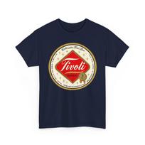 Tivoli Beer Label Colorado's First Beer Denver CO Retro Breweriana T-Sirt L