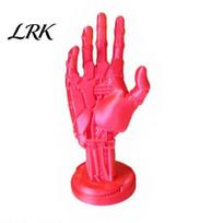 Mechanical Manipulator Controller Holder 3D Printed Handle Bracket, Game Stand, Stable Layered Joint Support Durable Structure Holder, for Home Gaming S raudona