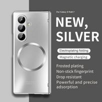 Z Fold 7 6 Case Magnetic Hinge protection Full Coverage Tough Case Anti-Fingerprint Shock Proof shell plain Anti-Fingerprint Galaxy Z Fold7 sidabras
