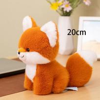 1Pc 20-40cm Kawaii Fluffy Fox Plush Toys Stuffed Soft Animal Pillow Cute Lying Fox Sitting Fox Dolls for Baby Girls Gift