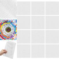 2026+ 24Set 12x12 Mosaic Mesh for Back Mounted Tile Fiberglass Mosaic Mesh Backing Boast for Tile Installation Supplies Tools China Mainland