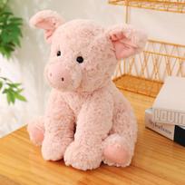 New Forest Animals Plush Toy Soft Fluffy Foxes Moose Monkey Pig Elephant Sheep Stuffed Animal Plushie Birthday Gift Home Decor 25cm