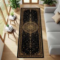 Dangiškas Bėgikas Kilimas Raganos Kūno Koridoriai Dvasinės Meditacijos Kampeliai Kosminis Boho ir Mistiniai Meniniai Interjerai Namų Dekoras 40X120CM