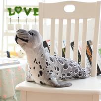 35CM Marine Animal Plush Toy Simulation Seal Doll PP Soft Cotton Filling Pillow Car Interior Room Decoration Birthday Gift about 35cm