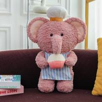 70/90cm Cute baked panda, teddy bear, elephant, stuffed animal, plush toy doll, pillow, children's lover, birthday baby gift 70cm slyva