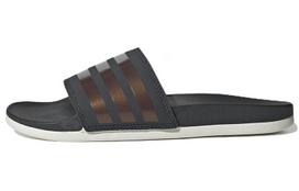 Adidas Wmns Adilette Comfort Slides 'Stripes Shimmer - Copper Metallic' Women's F97200 36⅔