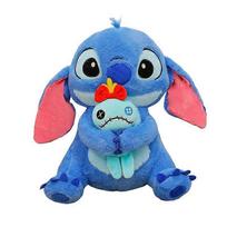 Stitch Pliušiniai žaislai Hug Scrump Pliušinis žaislas Kimšti gyvūnai Lėlė Vaikų dovanos 30cm mėlyna