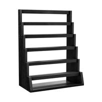 6-Tier Wooden Sports Card Holder Wood Multi-Layer Display Stand One Size juoda