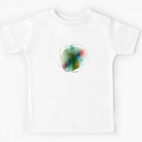 Galaxy whoosh multiverse green Kids T-Shirt 170