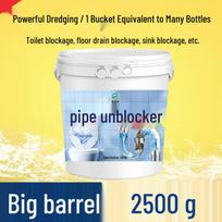 Powerful Pipe Dredging Agent: Active Oxygen Formula Unclogs Pipes Without Corrosion, Safely Decomposes Hair and Oil Stains.