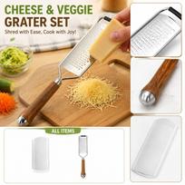 304 Stainless Flat Grater and, Multi-Purpose Kitchen Tool for Shredding and Slicing one size sidabras