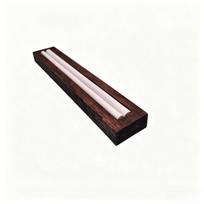Wood Ring Display Stand Velvet Ring Storage Rack Jewelry Organizer Tray  Photography Display 06 white pu walnut