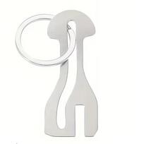 Stainless Steel Shopping Cart Token Anti-loss Alloy Trolley Token Keychain Lightweight Reusable Removable Release Keyring Daily sidabras