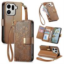 Wallet Case for Oppo Find X9 Pro PU Leather Magnetic Card Holder Kickstand Long Lanyard Wrist Strap Hand Rope Shockproof juoda
