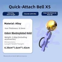 5pcs Rod Clip Fishing Bite Indicator Float Indicator Fishing Pole Bell  Outdoor Fishing 5pcs