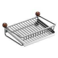 with Tray Stainless Steel Soap Rack Multifunctional Bathroom Storage Rack Soap Dish  Bathroom Use