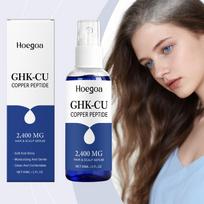 HOEGOA Copper Peptide Hair Scalp Serum Lightweight Moisturizing Non-Greasy Daily Care 120ml