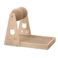 cat scraper publish wooden sizal ball sizal turntable grind graws toys for cats Catten Interactive Kitten Scratch Board | Furniture and Scratches