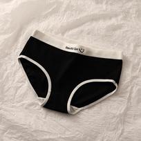 Pure cotton underwear for girls and girls, pure cotton file, seamless mid-waist breathable women's briefs, shorts head M juoda