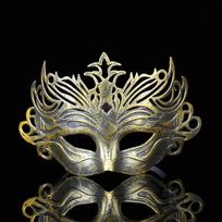 The Phantom Dancer Mask Half Face Mask Prom Party Supplies Party Cosplay Props Halloween  Masks Gold-D