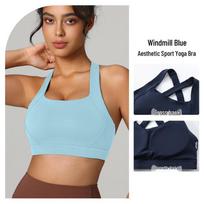 High-Impact Shockproof Sports Bra for Pilates and Fitness Large