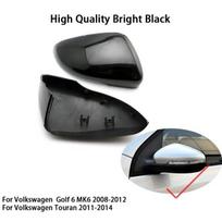 Skirtas VW Golf 7 Golf 5 GTI 6 Passat B7 CC Scirocco Polo 6R 6C MK6 dangtelis, skirtas Jetta 6 MKVI galinio vaizdo veidrodėlio dangtelio anglies juodas Black -2