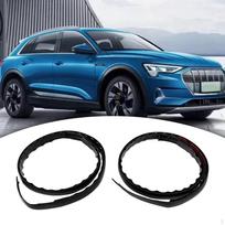 2x Stogo lašų formavimo juosta 75561-02020 Automobilio atsarginės dalys Automobilio aksesuarai Lengva montuoti Pakeitimas Juoda