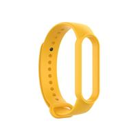 Kvėpuojantis dirželis skirtas „Mi Band 5 5NFC 6 6NFC Smart Watch“ riešo apyrankei geltona