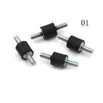 4vnt M4-M8 antivibraciniai guminiai laikikliai Amortizatorius automobilio oro kompresorių siurblys 10*10*M4