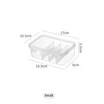 Transparent Data Cable Organizer Case Classification Dustproof Card Organizer with Lid Clutter Collection Box for Office Home S balta