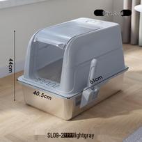 Extra Large Anti-Splash & Odor Enclosed Cat Litter Box 44cm Tall Extra Large