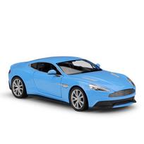 WELLY 1/24 Aston Martin VANQUISH Alloy Racing Car Model Diecast Metal Toy Sports Car Model Simulation Collection Gifts mėlyna