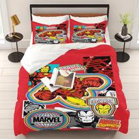 Marvel Spider Man anime Home Bedroom Comforte Nordic polyester material suitable for children and adults 3-piece set EU Single(135*200cm)3pcs