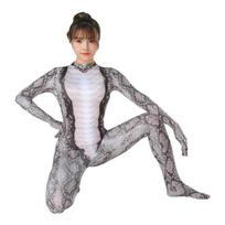 Hongbo green python one-piece tights animal cosplay series out of the hole halloween clothes cosplay M pilka spalva