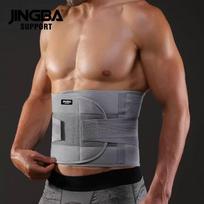 Jingba Fitness Waist Support Belt Sweat Abs Trainer Lumbar Protector for Sports Joint Back Pain Relief XL juoda