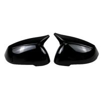For BMW X1 U11 U12  2024 LHD Rearview Side Mirror Cover Wing Cap Exterior Sticker Door Rear View Case Trim Housing Carbon Gloss Black