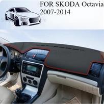 SKODA Octavia 2007-2014 2015-2025 Automobilio prietaisų skydelio kilimėlis Dashmat Prietaisų skydelio kilimėlis Dangtelis Saulės skydelis Prietaisų skydelio dangtelis Kilimo priedai front C