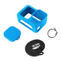 For Gopro Hero 13 Black Case Protective Housing Shell Protector Rubber Silicone + Lens Cap Strap For Go pro 13 Accessories