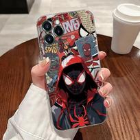 Marvel Spider-Man Comics Transparent Phone Case For iPhone 17 Pro Max 17E 11 12 13 14 15 16 Pro Max Plus 17 Air 16E 7 Soft Cover iPhone 7