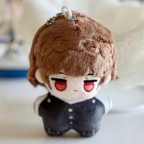 10cm Anime Persona Plush Toy 25th Anniversary Joker Shiomi Kotone Yuuki Makoto Anime Doll Body Squeaking Plush Pendant Kids Gift 10cm