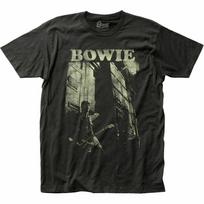 David Bowie Gitara T-shirt Vyriškas Licencijuotas Rock N Roll Muzikos Grupės Marškinėliai Naujas Juodas S
